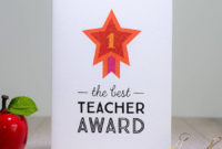 &amp;#039;The Best Teacher Award&amp;#039; Cardlaura Danby regarding Top Best Teacher Certificate