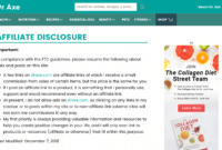 Top Affiliate Disclosure Statement Template