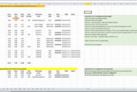 Top Cost Of Goods Sold Spreadsheet Template