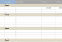 Top Cost Tracking Template