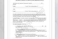 Top Hair Stylist Contract Agreement Sample