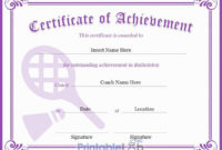 Unique Badminton Achievement Certificate Templates In 2021 pertaining to Top Badminton Certificate Templates