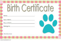 Unique Stuffed Animal Birth Certificate Templates In 2021 with Stuffed Animal Adoption Certificate Template Free