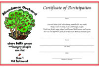 Vacation Bible School | Endhunger within Top Printable Vbs Certificates Free