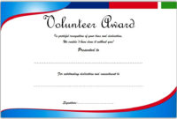 Volunteer Certificate Templates - 10+ Best Designs Free intended for Fantastic Blessing Certificate Template Free 7 New Concepts