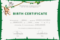 Where Can You Find Birth Certificate? with Rabbit Birth Certificate Template Free 2019 Designs