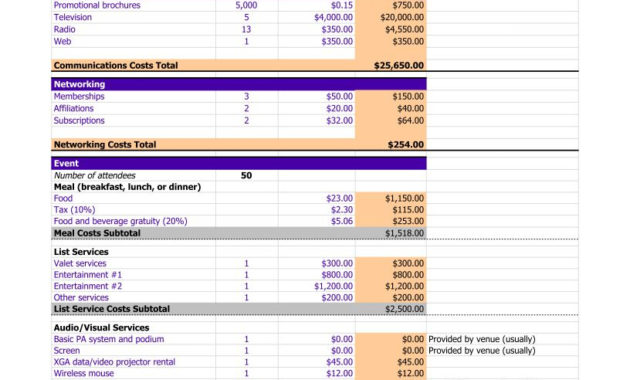 Amazing Budget Planner Excel Templates