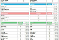 Amazing Excel Budget Planner Template Uk
