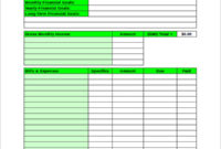Awesome Budget Planner Template Pdf Free