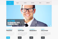 Awesome Financial Planner Website Template