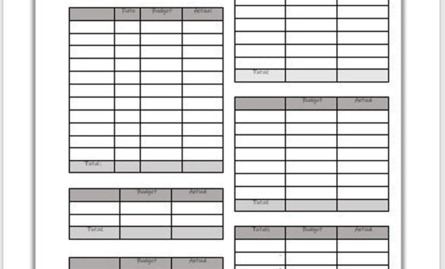 Awesome Happy Planner Budget Template