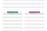Awesome Monthly Budget Planner Template Free