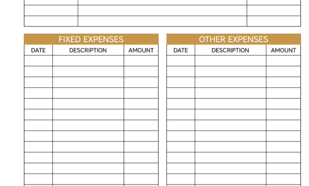 Awesome Online Budget Planner Template