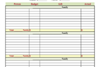 Best Couple Budget Planner Template