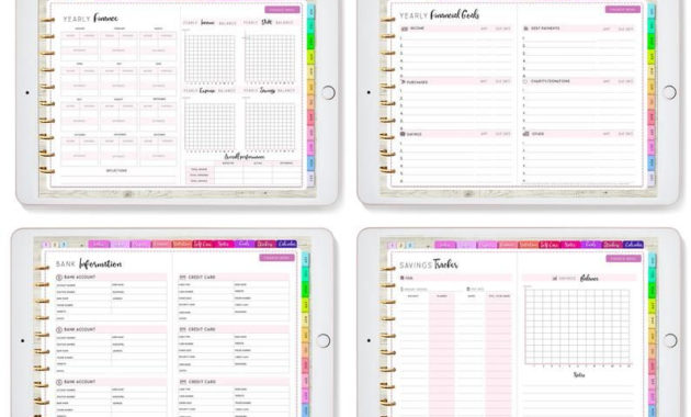 Best Free Budget Planner Template Ipad