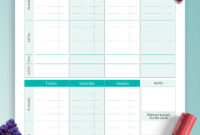 Best Monthly Budget Planner Template Free Download