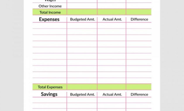 Best Yearly Budget Planner Template