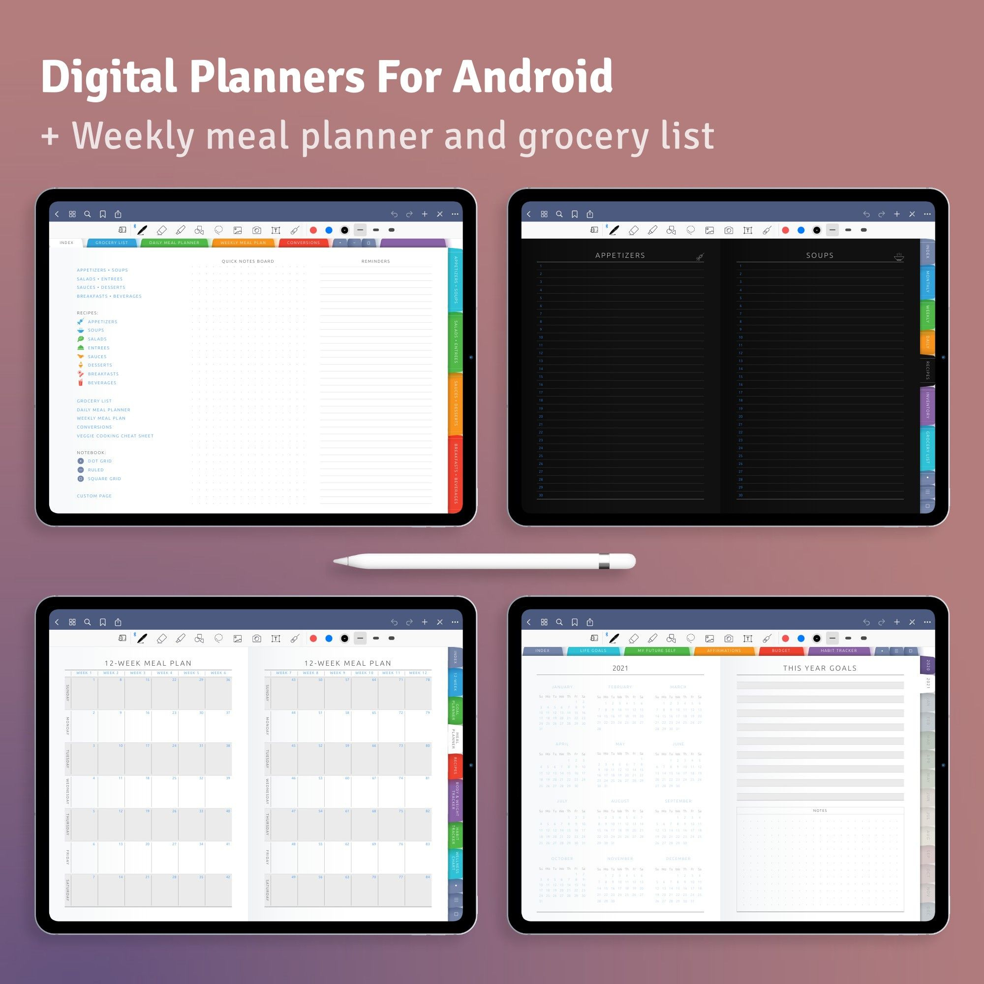 Fantastic Budget Planner Template Goodnotes