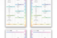 Fantastic Happy Planner Budget Template