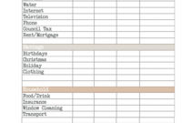 Fascinating Basic Budget Planner Template