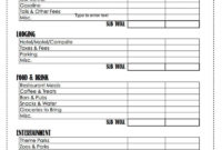 Fascinating Budget Planner Template Download