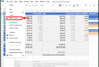 Fascinating Budget Spreadsheet Template Google Docs