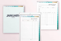 Fascinating Free Budget Planner Template Ipad