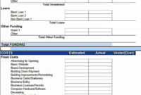 Free Budget Spreadsheet Template Download