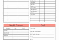 Free Easy Budget Planner Template