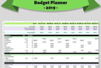 Free Mortgage Budget Planner Template