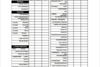 Free Simple Budget Planner Template Uk