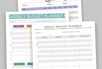 Fresh Budget Planner 2021 Template