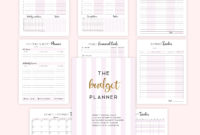 Fresh Happy Planner Budget Template