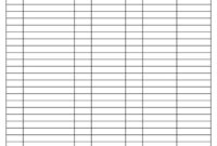 New Budget Spreadsheet Template Canada