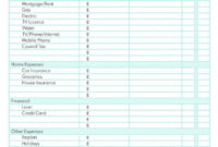 New Free Printable Budget Planner Template Uk
