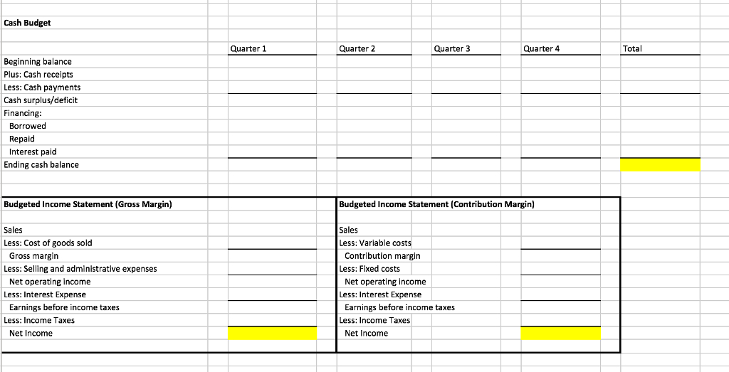 Professional 3 Year Budget Template