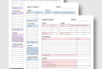 Professional Budget Planner Free Template