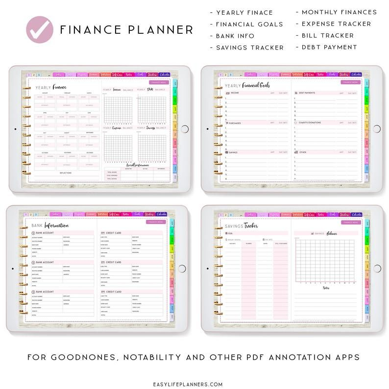 Professional Budget Planner Template For Ipad