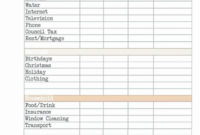 Professional Budget Planner Template Pdf Free