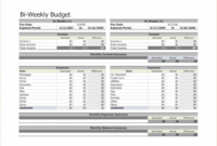 Professional Budget Spreadsheet Template Google Docs