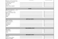 Professional College Budget Planner Template