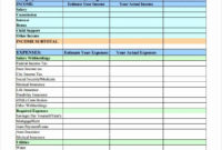Professional Free Budget Planner Template Word