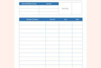 Simple Budget Planner Template Google Sheets