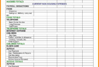 Simple Free Budget Planning Sheets