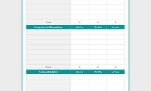 Simple Google Free Budget Template