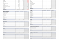 Simple Monthly Budget Planner Template Free Download