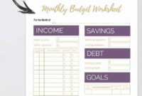 Stunning Budget Planner Template Free Download