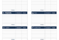 Stunning Budget Planner Template Free Excel