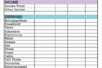Stunning Monthly Budget Planner Template Free Download