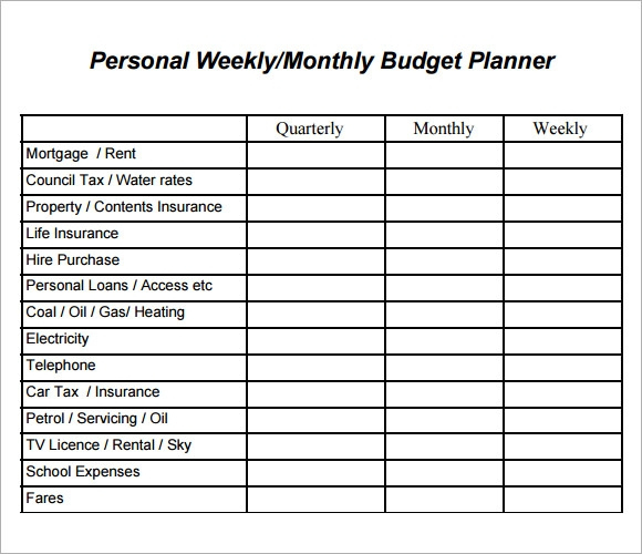 Stunning Monthly Budget Planner Template Uk